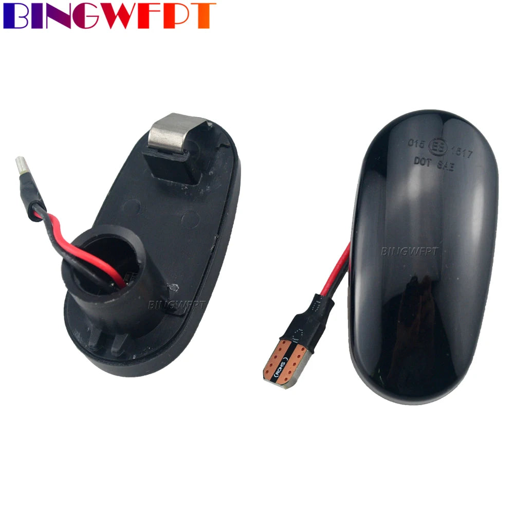 Luz de posición lateral LED dinámica para Alfa Romeo Mito/147/GT y Fiat Bravo