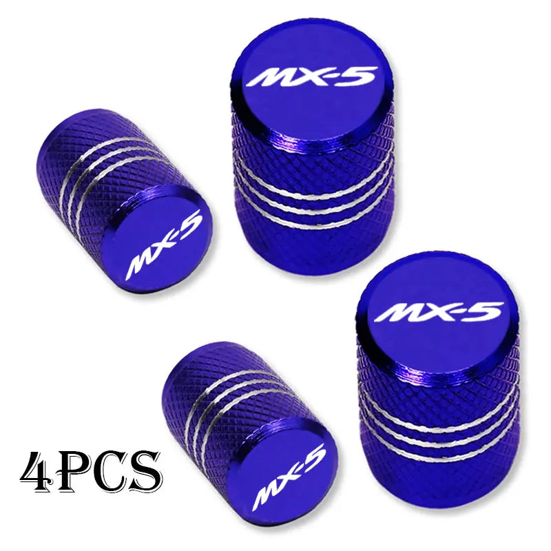 Mazda Valve Stem Caps Waterproof Dustproof Set