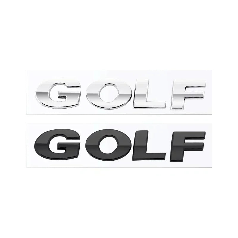 VW Golf 6 7 Rear Trunk ABS Badge Emblem Nameplate Decor