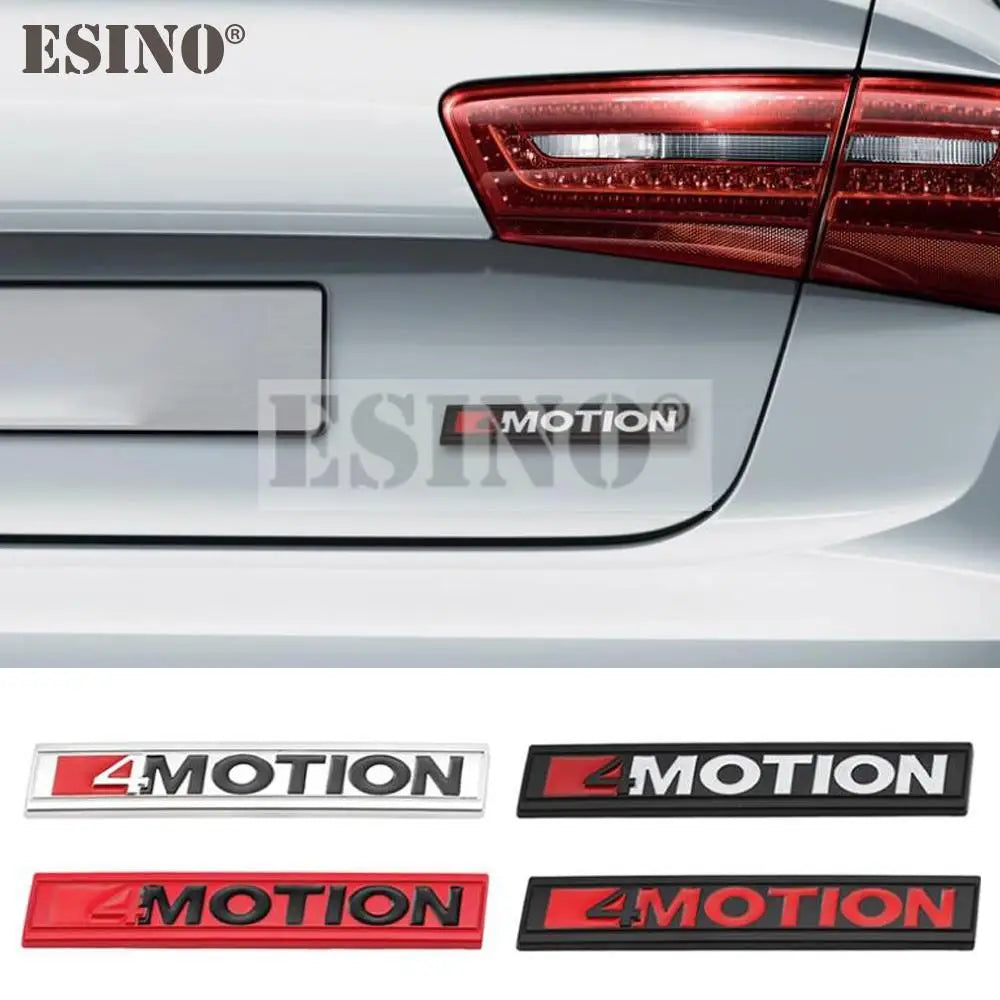 4Motion 3D Chrome Alloy Emblem Badge for VW Golf R/Tiguan
