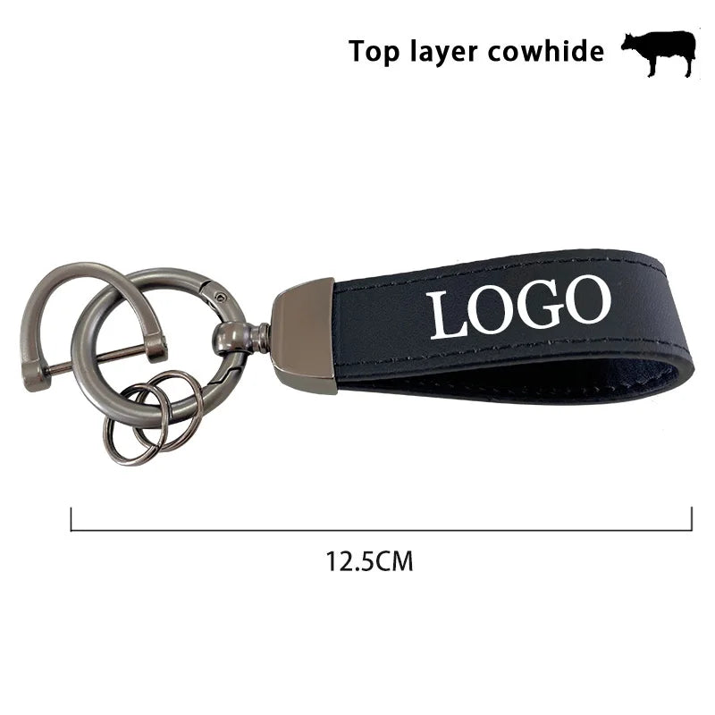 Premium Cowhide Keychain Lanyard for Alfa Romeo MITO