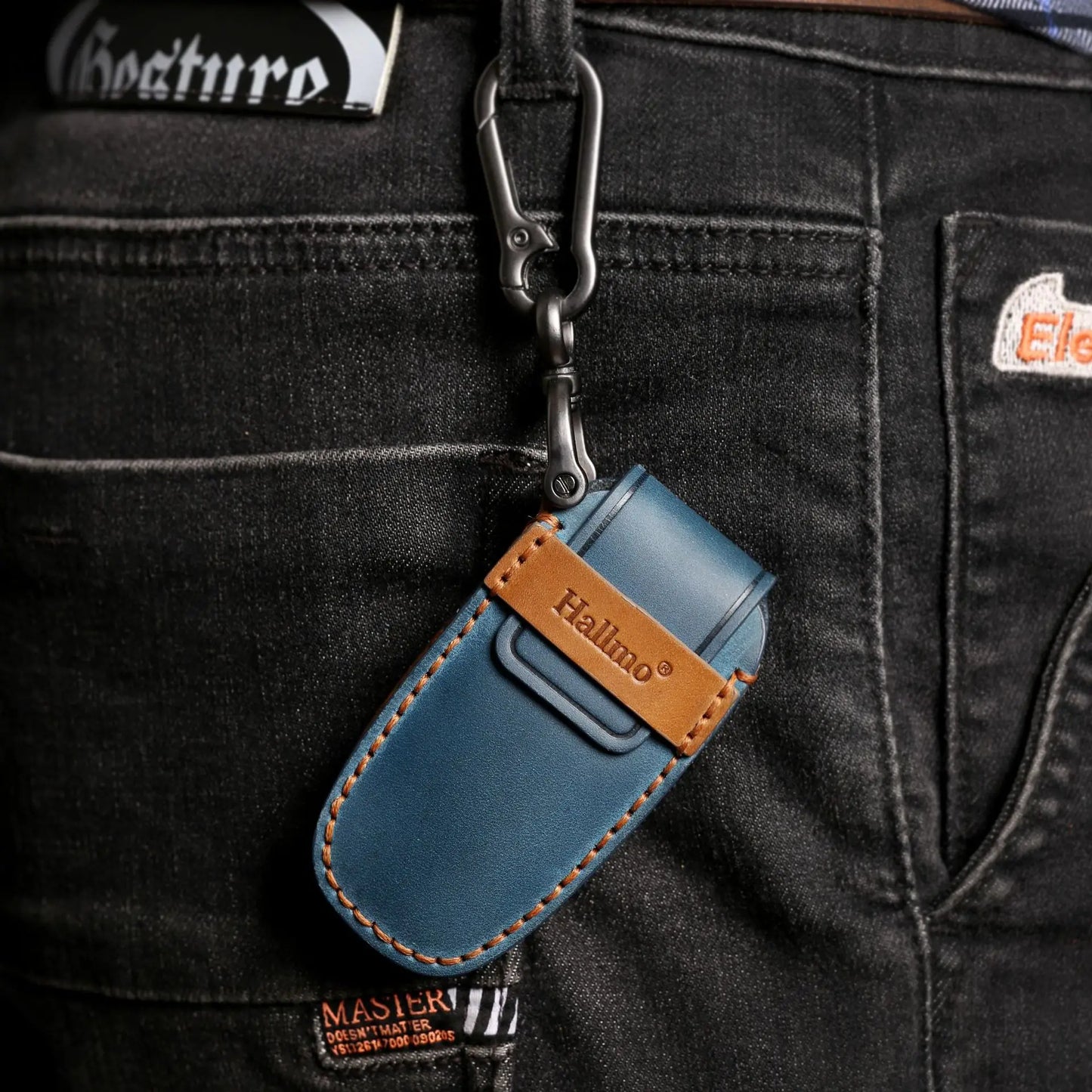 Funda de cuero de lujo para llave de coche BMW Serie 1-7, X1-X6, X5M/X6M