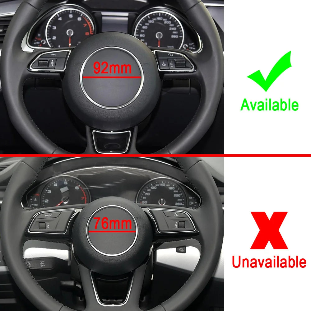 Premium Steering Wheel Trim Ring for Audi A1-A8/Q Series
