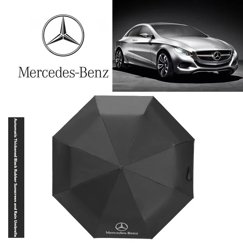Mercedes-Benz Auto Sunshade Umbrella | Windproof & Folding