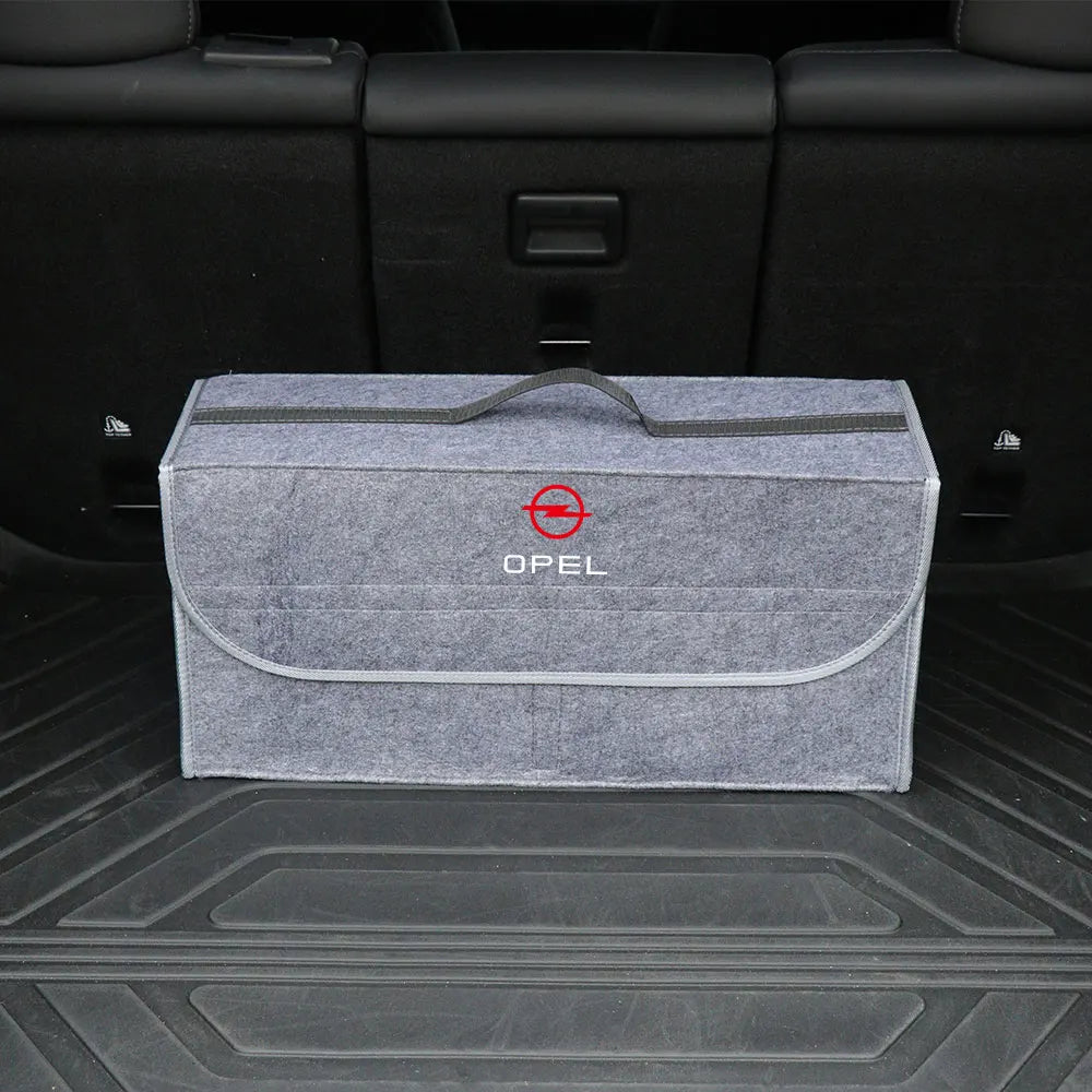 Folding Trunk Organizer Felt Box for Opel