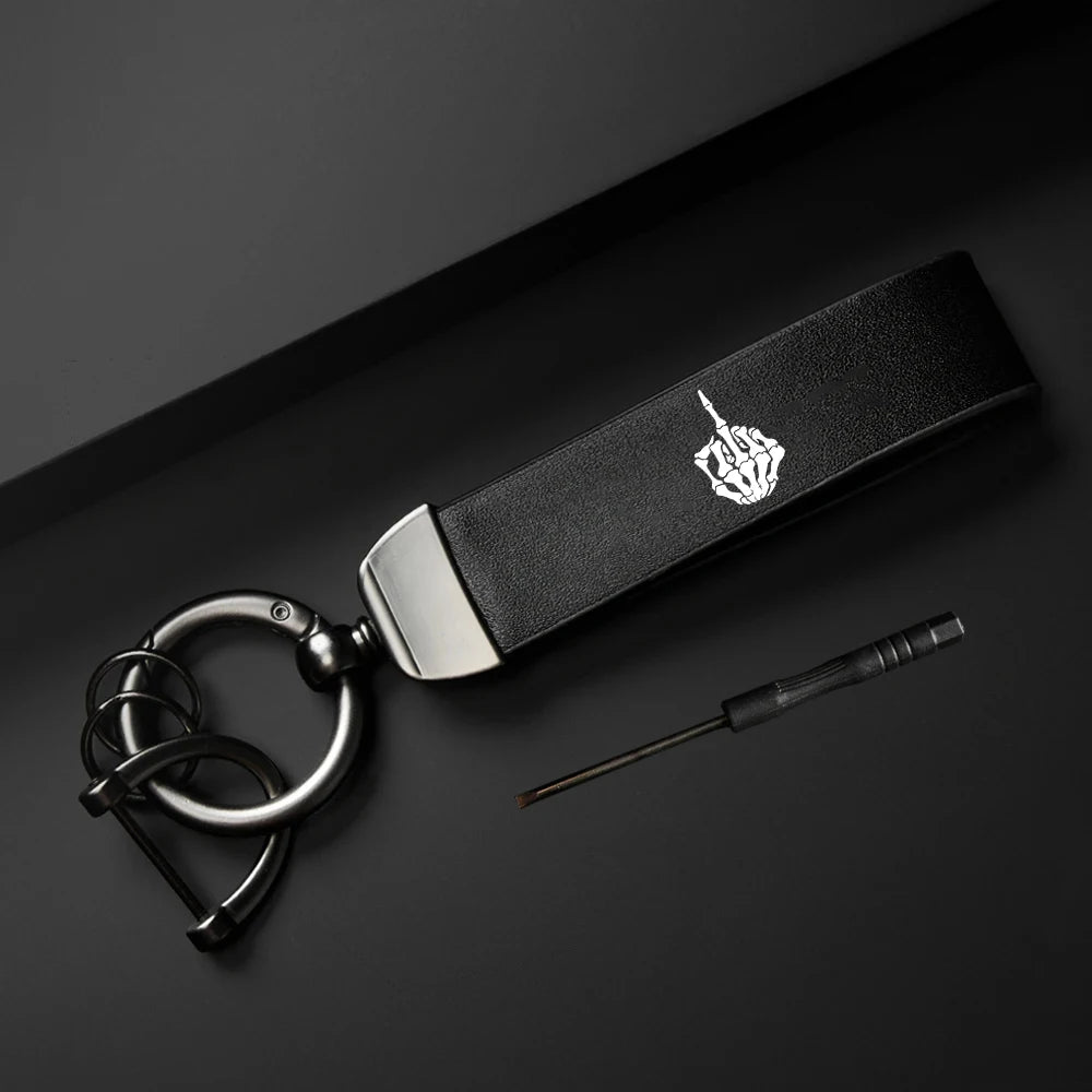 Vintage Leather Key Chain for Alfa Romeo Giulietta – Stylish Accessory