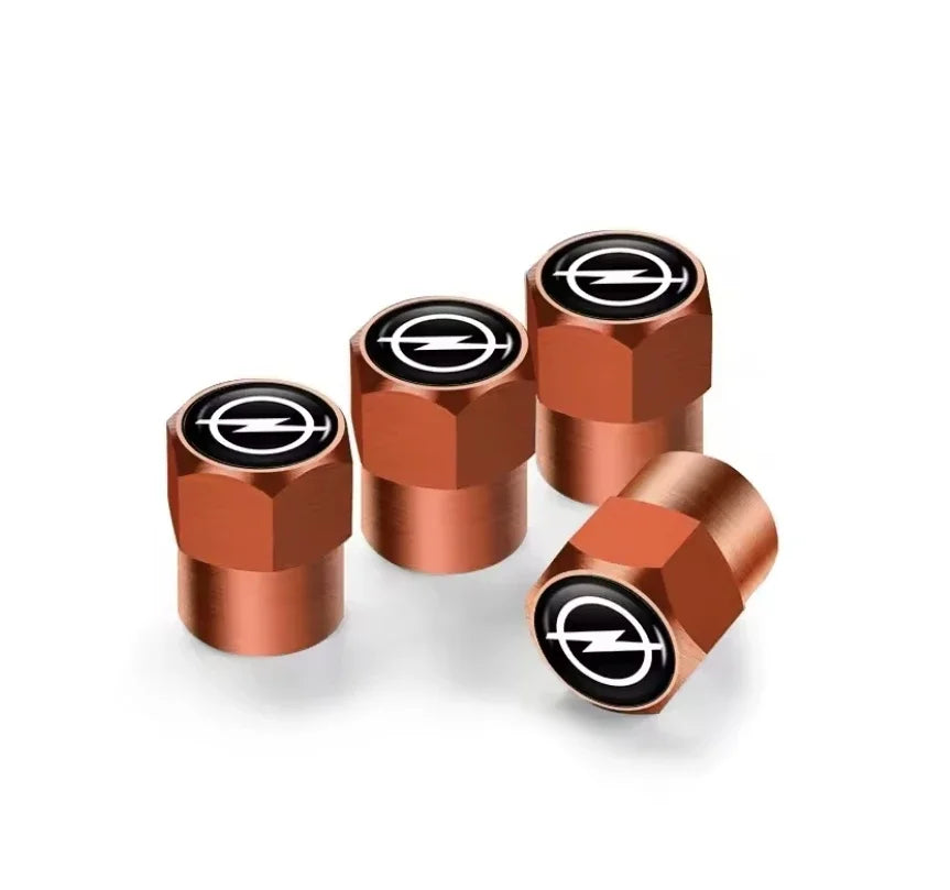 4pcs Opel Emblem Valve Caps Set