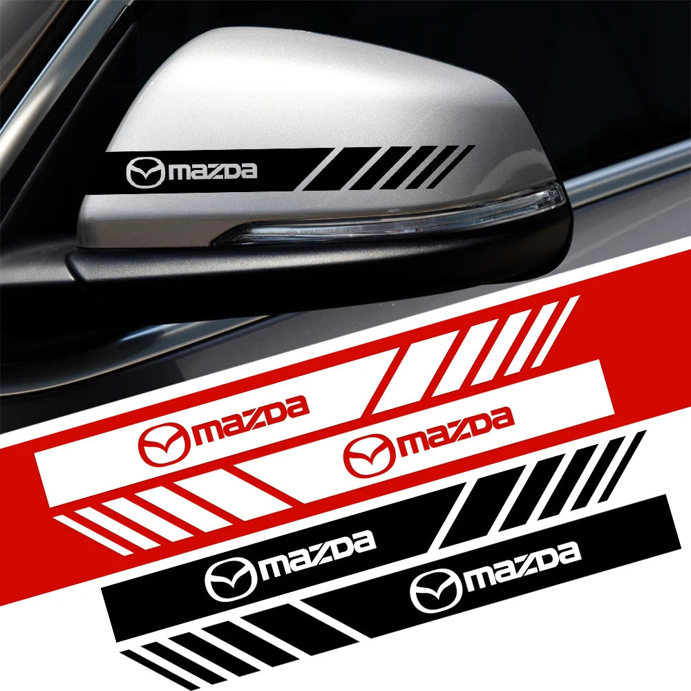 Mazda Emblem Decal – Mirror & Trunk Sticker