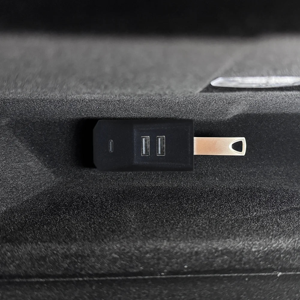 Tesla Model Y/3 Glovebox USB Hub Type-C Splitter Dock
