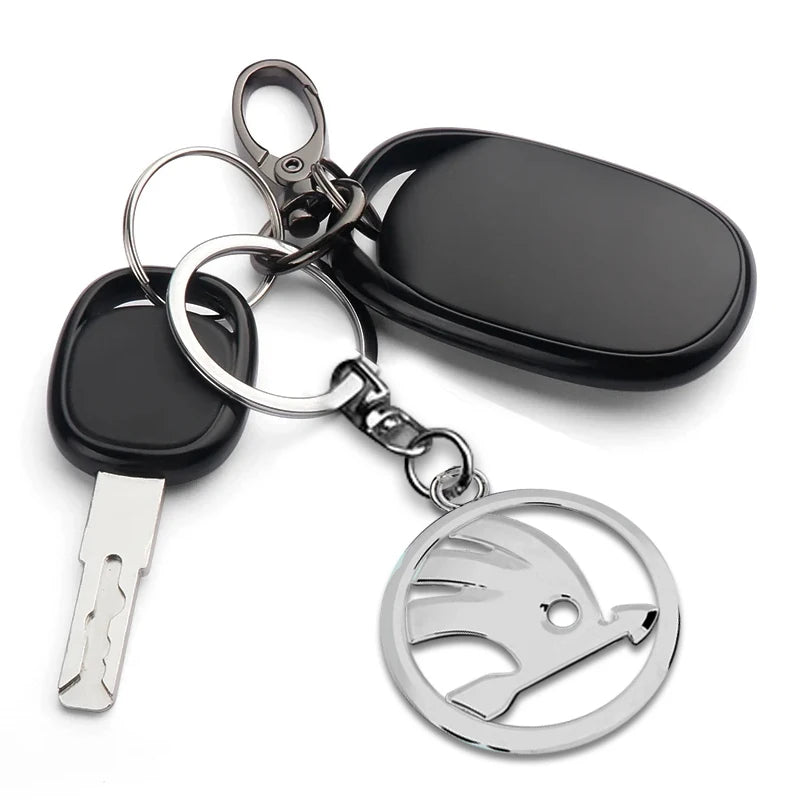 Premium Metal Keychain for Skoda