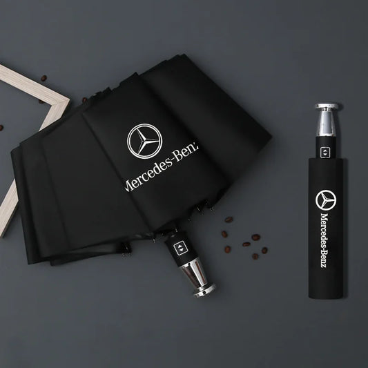 Mercedes-Benz Auto Sunshade Umbrella | Windproof & Folding