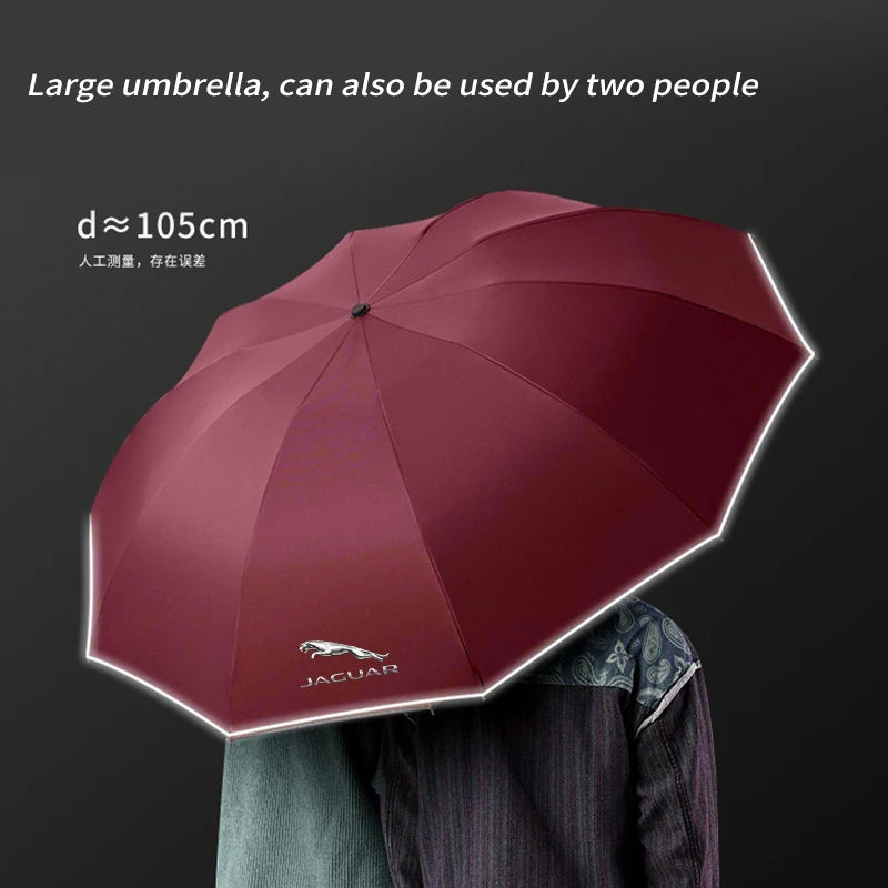 Jaguar Auto Sunshade Umbrella Reflective