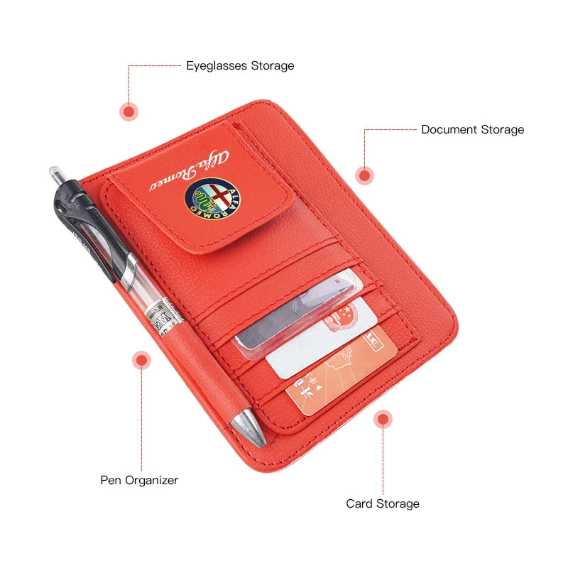 Alfa Romeo Sun Visor Organizer Clip—Pro Storage Solution