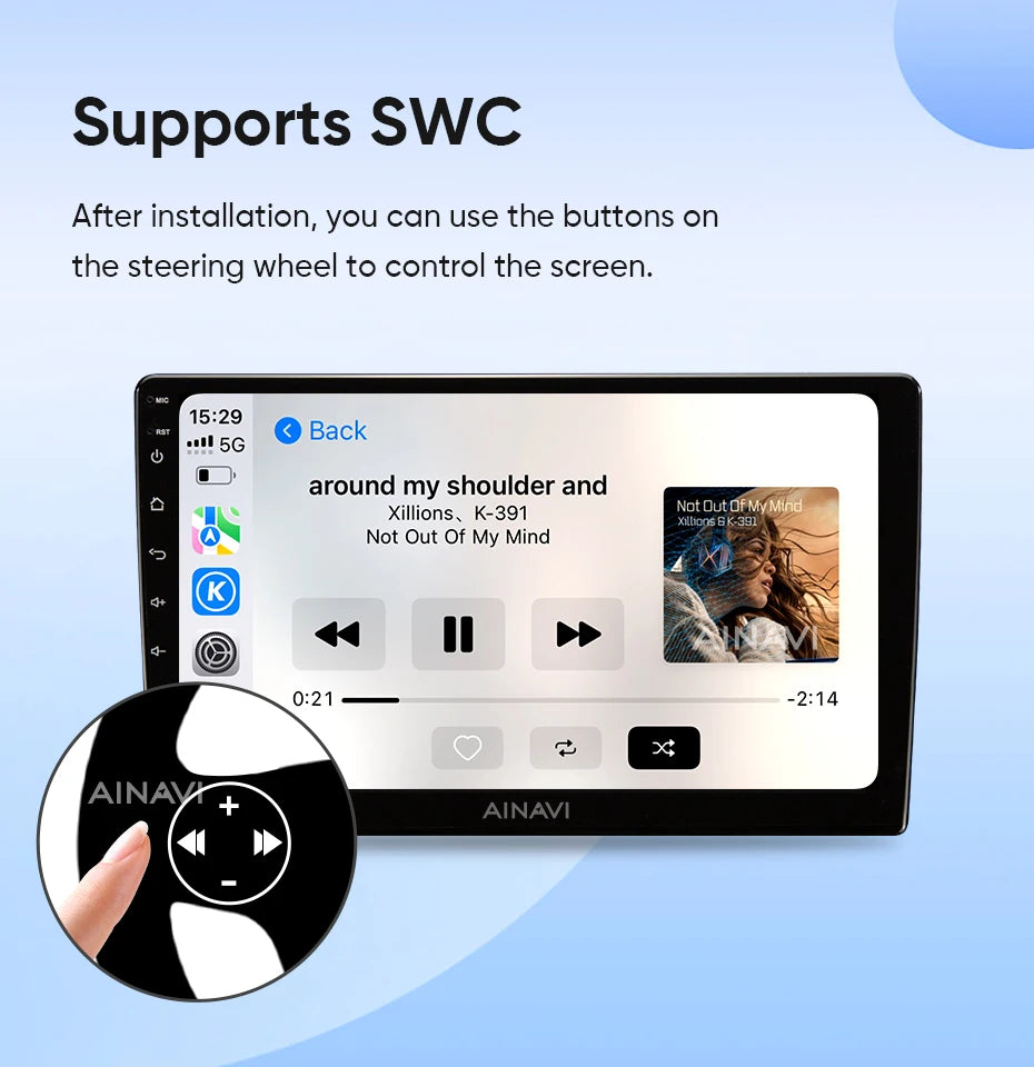 Sistema multimedia Ainavi para VW Polo 5 (2008-2017)