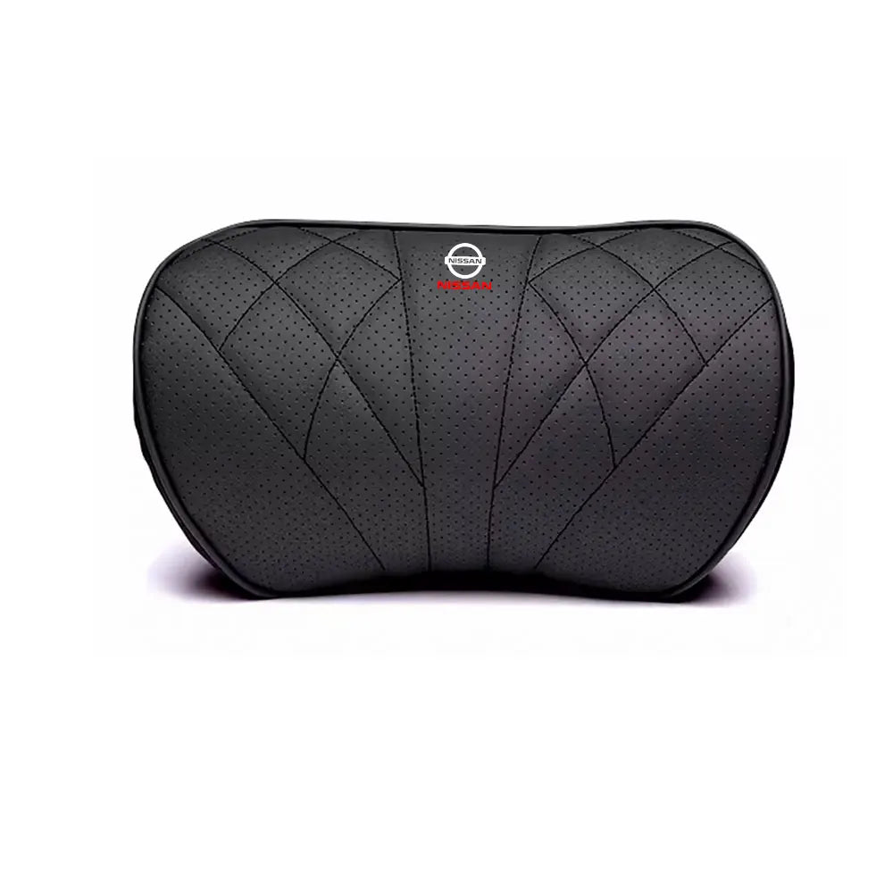 Premium Leather Neck & Lumbar Pillow for Nissan Models