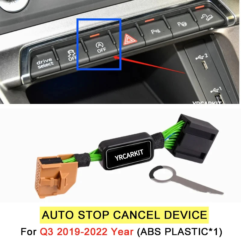 Capteur d'arrêt et de démarrage Plug & Play pour Audi A4 A5 A3 Q5 Q7