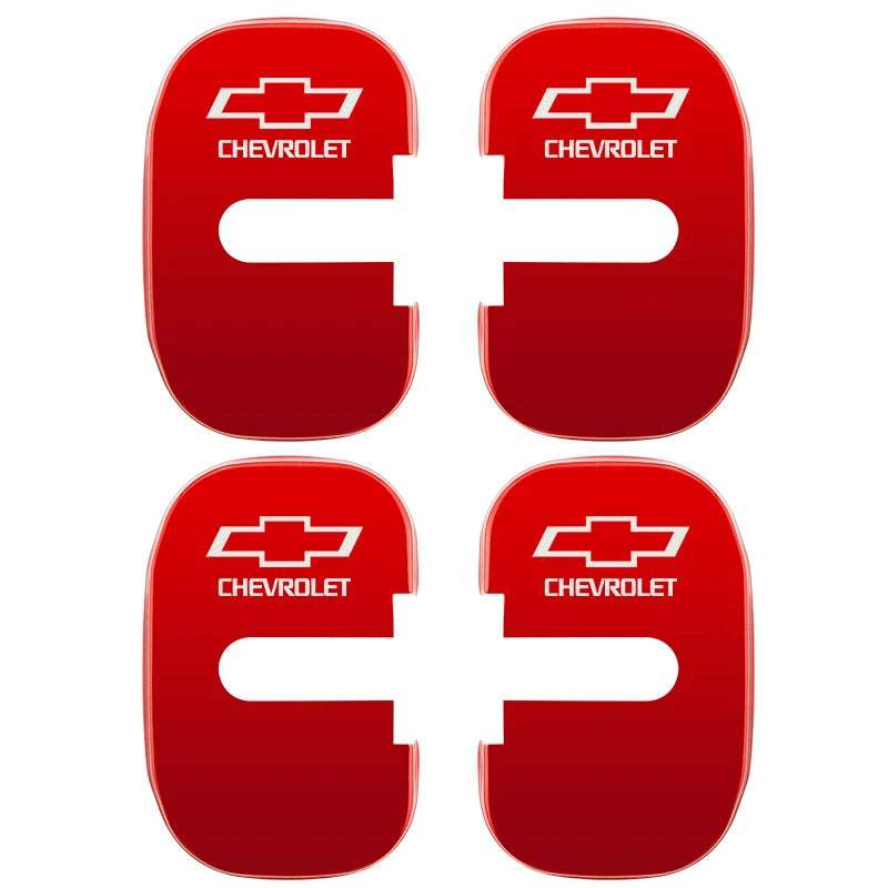 4PCS Door Lock Buckle Covers for Chevrolet, Durable Protection