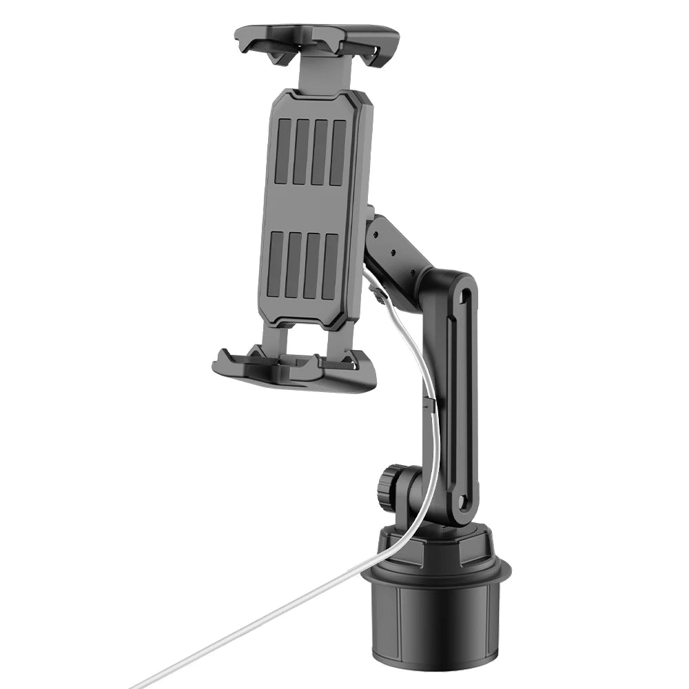 (NOT SOLD TO USA) Car Cup Slot 360° Tablet Mount for iPad Pro 11 – Secure Fit