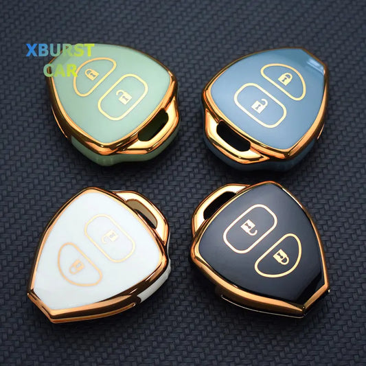 Funda para llavero de Toyota para Corolla, Camry, RAV4 y HiLux