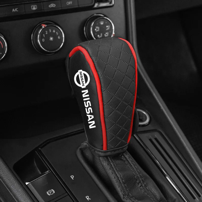 Premium Leather Gear Shift Cover for Nissan