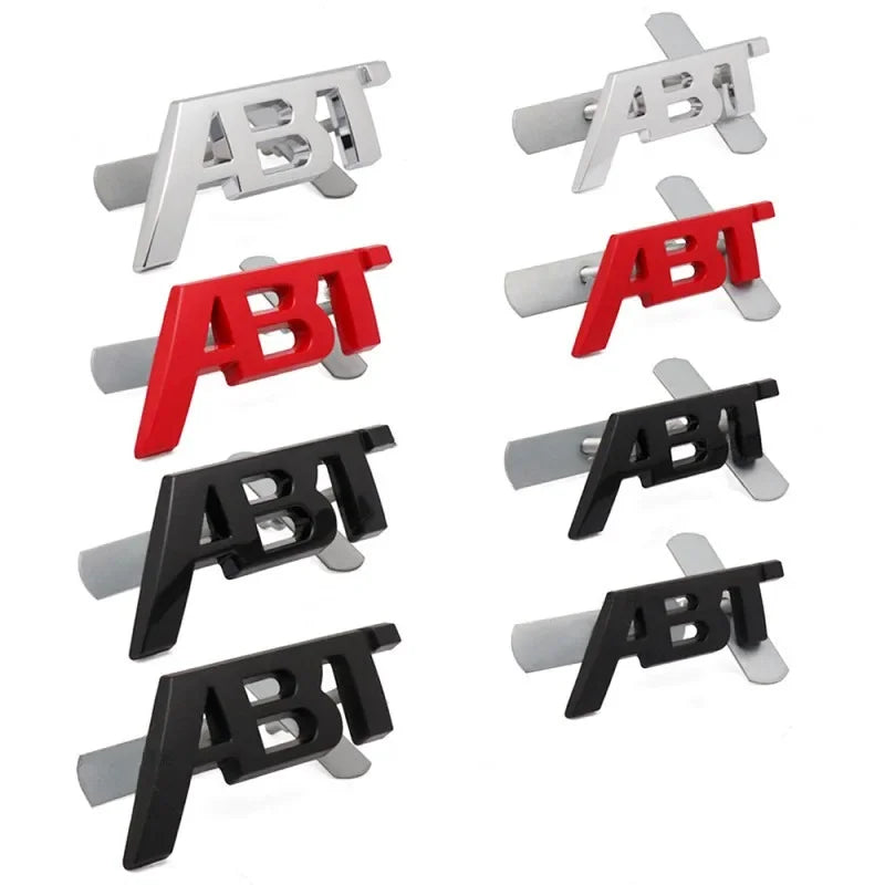 3D Metal ABT Emblem Badge for VW/Audi RS3 S3 S5 Q5 A4