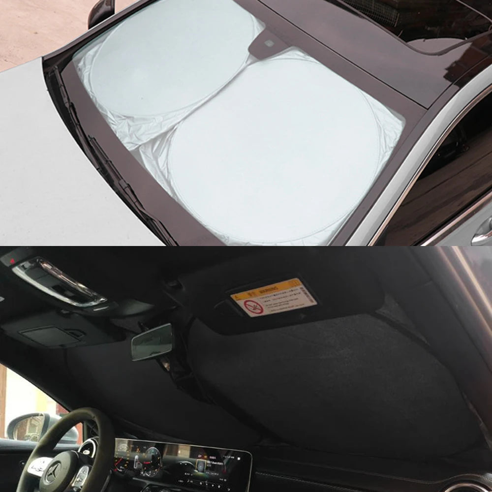 Mazda Front Sunshade Sun Visor—Precision Fit, UV Shield