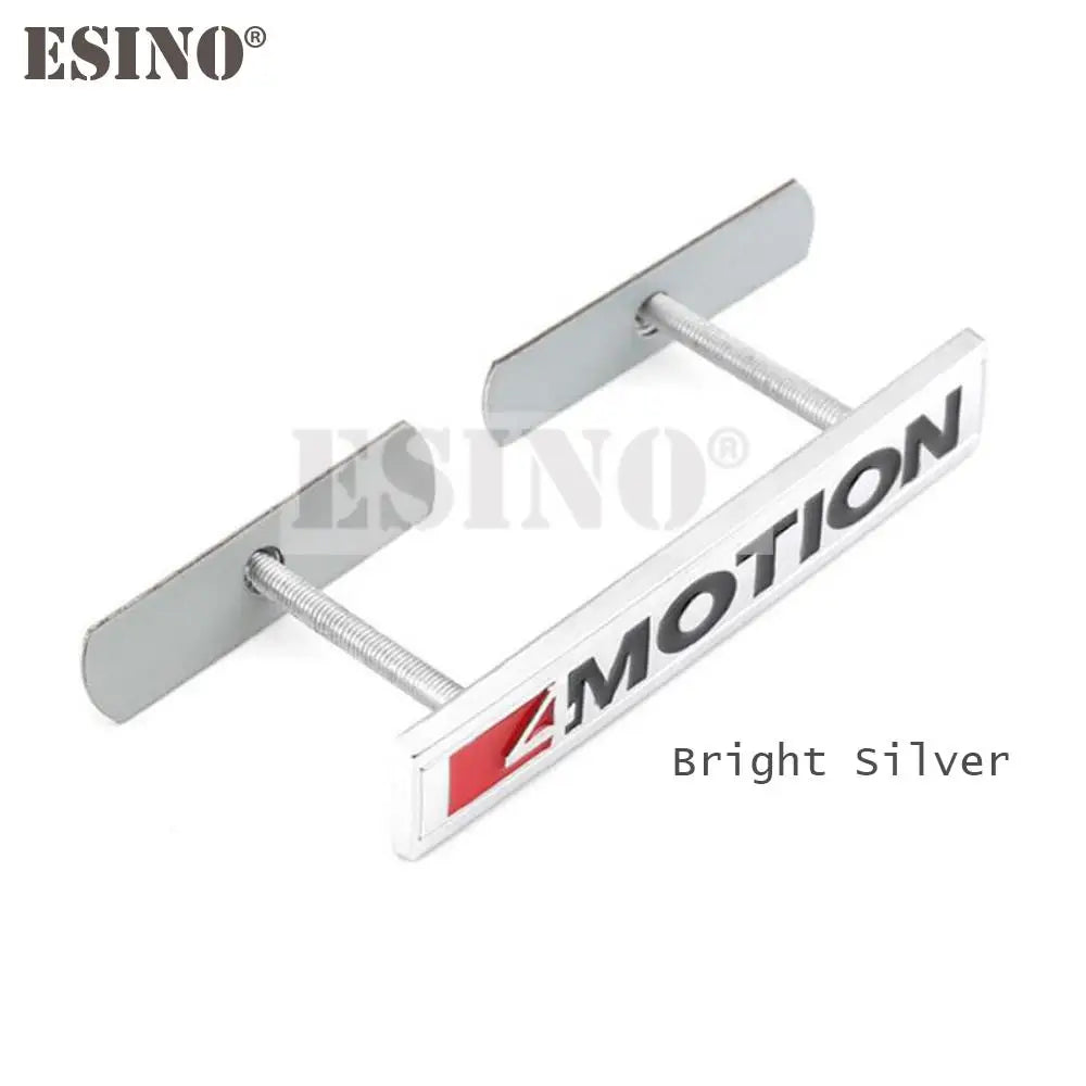 4Motion 3D Chrome Alloy Emblem Badge for VW Golf R/Tiguan