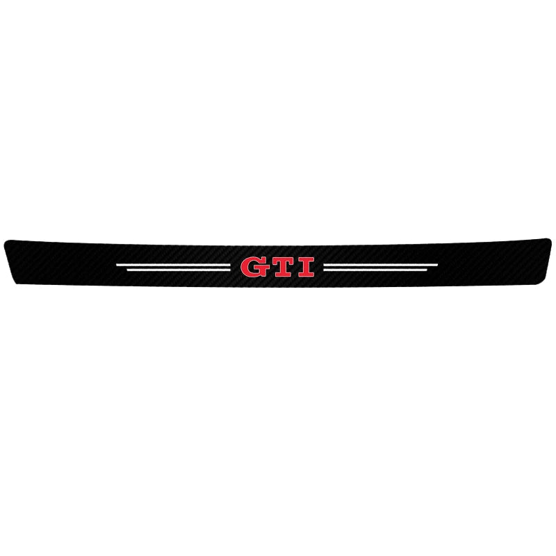 VW Carbon Fiber Door Sill Scuff Plate Stickers 1/4/5Pcs