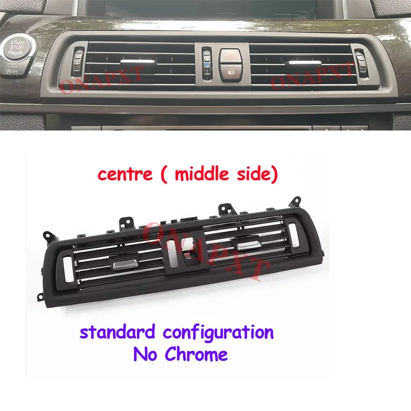 Grille de ventilation de climatisation pour BMW F10 F11 F18, conduite à gauche, arrière, gauche et droite