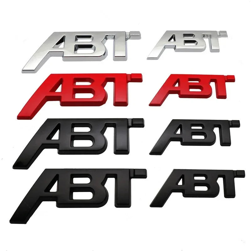 3D Metal ABT Emblem Badge for VW/Audi RS3 S3 S5 Q5 A4