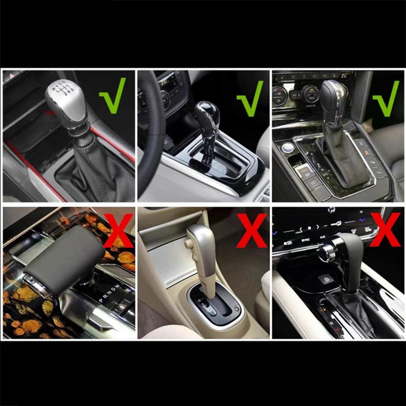 Premium Leather Gear Shift Cover for Nissan