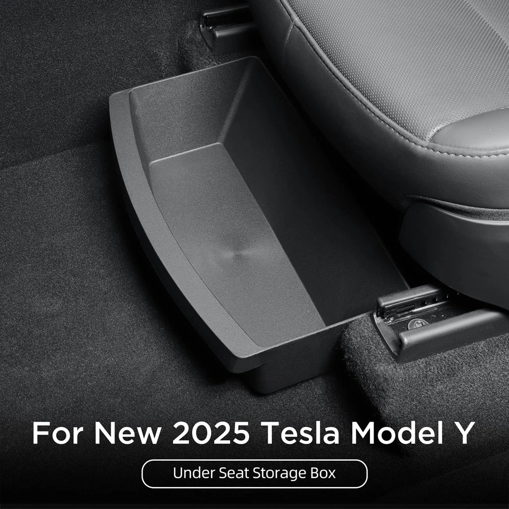 Tesla Model Y Juniper 2025 Under Seat Storage Organizer Box