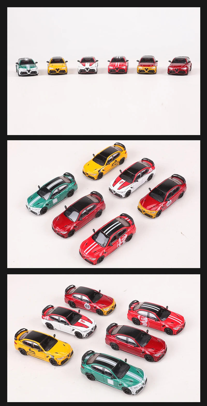 Alfa Romeo Giulia GTAm, maqueta de aleación DCT 1:64 – Pro Detail