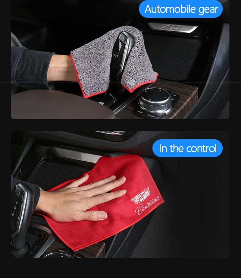 Premium Microfiber Towel for Cadillac Detailing & Care