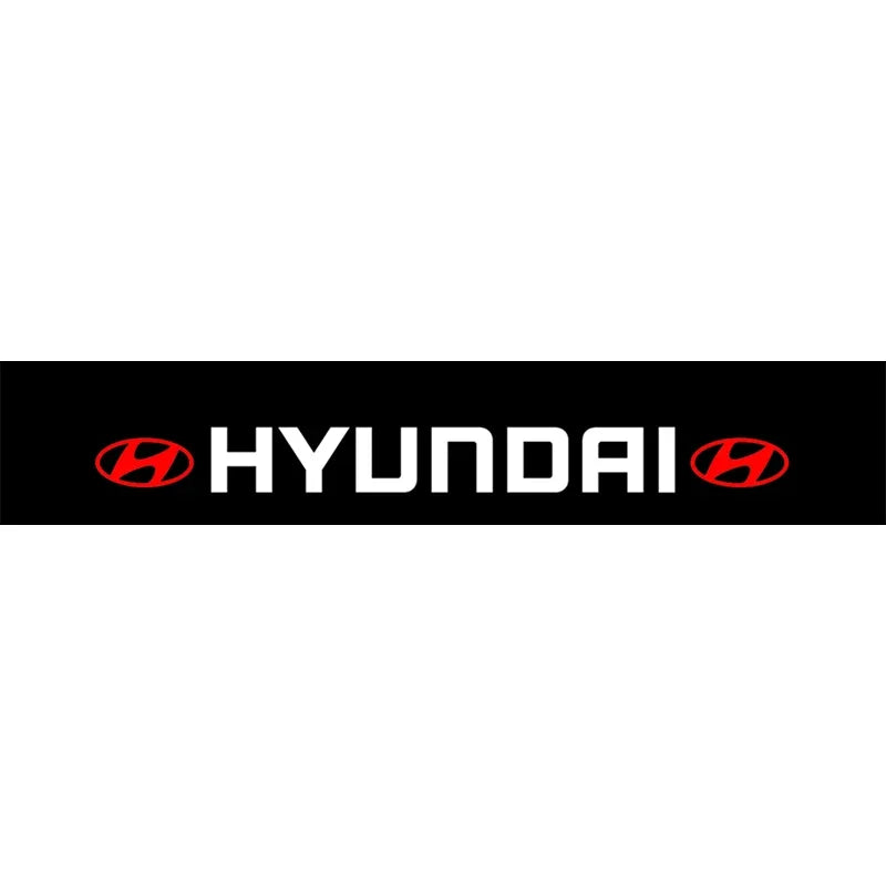 Hyundai Windshield Sunshade Sticker