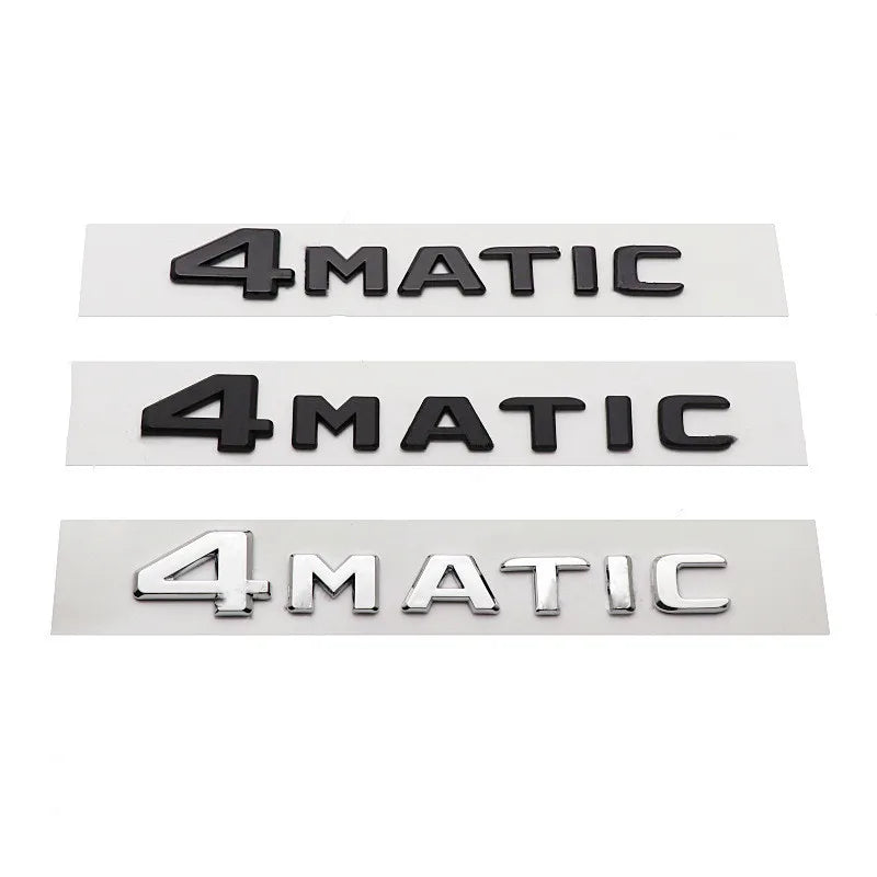 3D ABS 4Matic Trunk Badge for Mercedes-Benz