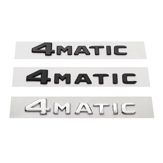 3D ABS 4Matic Trunk Badge for Mercedes-Benz