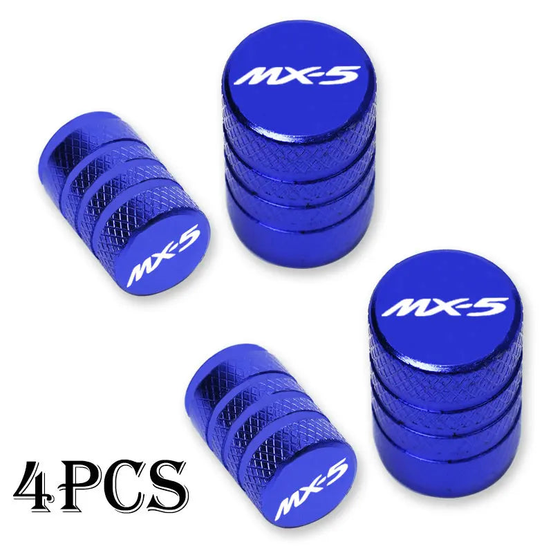 Mazda Valve Stem Caps Waterproof Dustproof Set