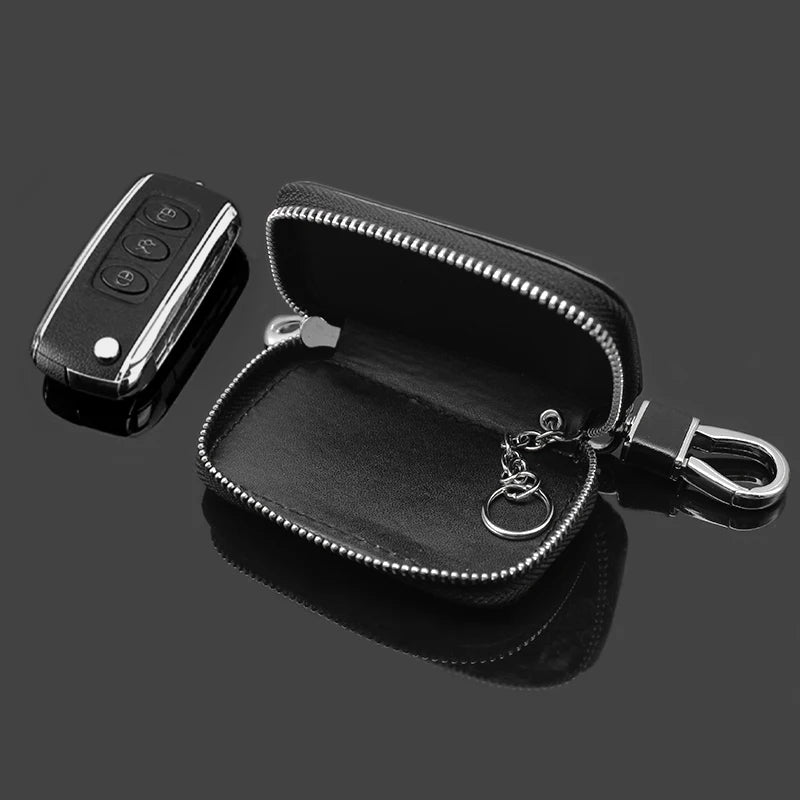 Premium Leather Key Case for Mazda