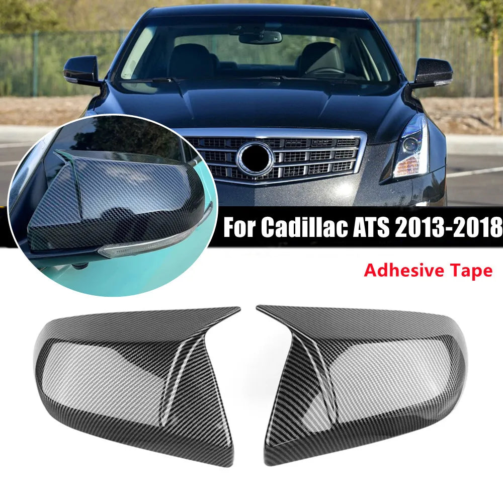 Garniture de rétroviseur latéral en ABS pour Cadillac CT4 ATS 2013-2023