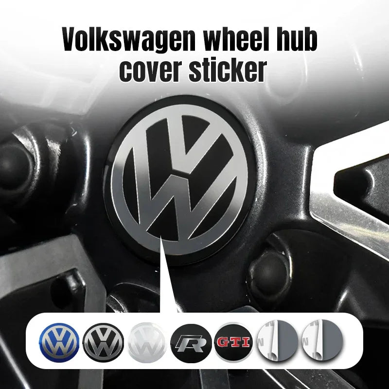 VW Wheel Center Hub Decals 4PCS – Pro Styling Upgrade