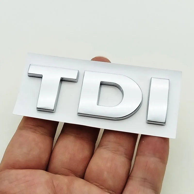 3D ABS Black TDI Emblem Badge for VW Golf Polo Passat