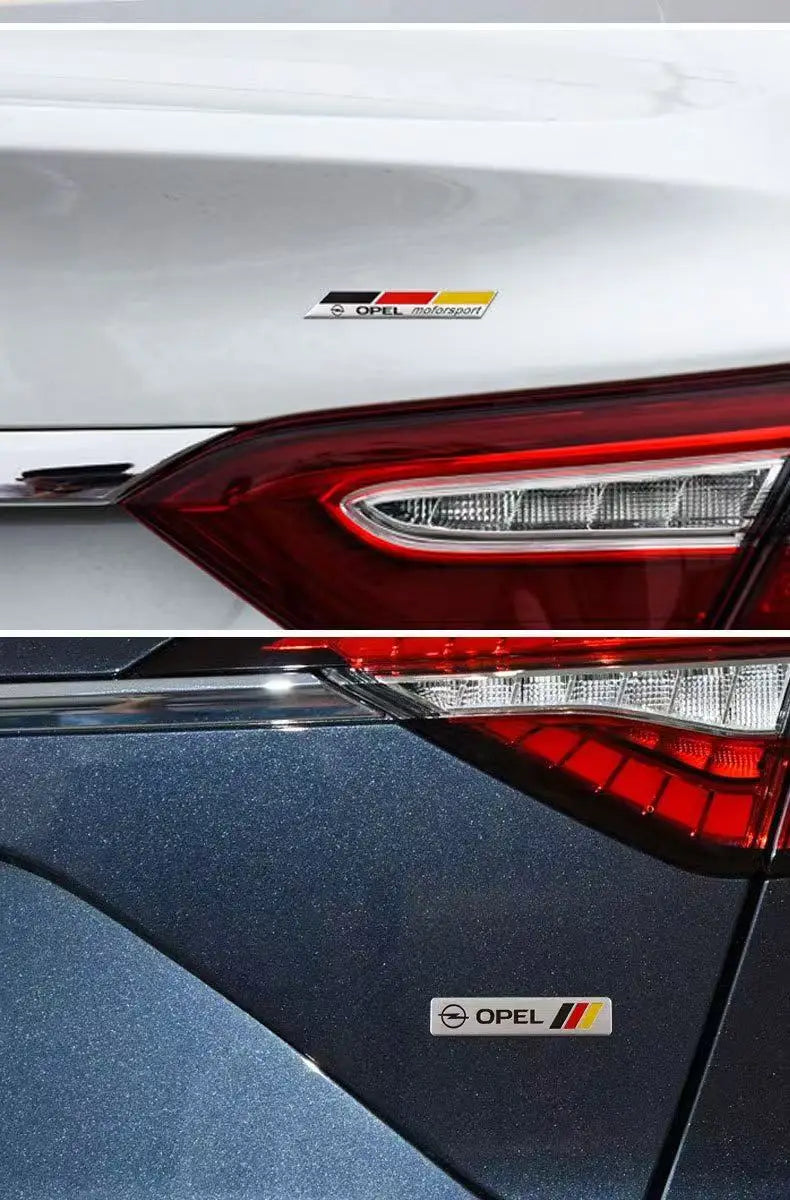 Opel Aluminum Badge Decal – Pro Auto Accessory