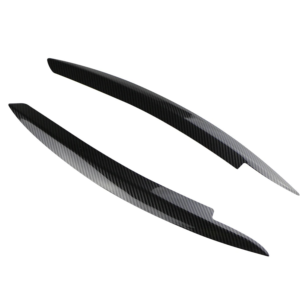 2Pcs Headlight Eyebrow Trim for VW Golf 2008-2013