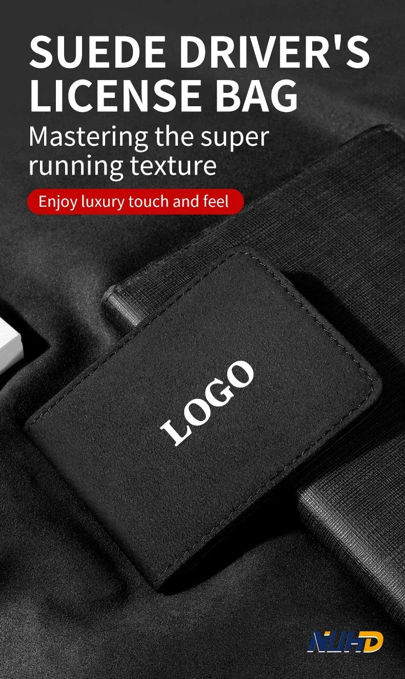 Premium Suede License Holder for Alfa Romeo Giulia & More