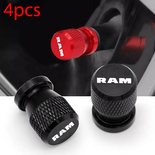 RAM SRT 1500-3500 Valve Stem Caps Set - Waterproof, Pro Quality