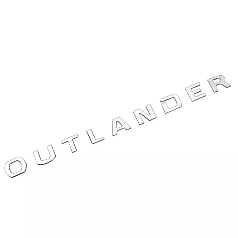 ABS Chrome 3D Hood Emblem Badge for Mitsubishi Outlander