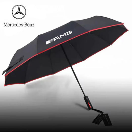 Mercedes-Benz Windproof Rain Sunshade Foldable Umbrella