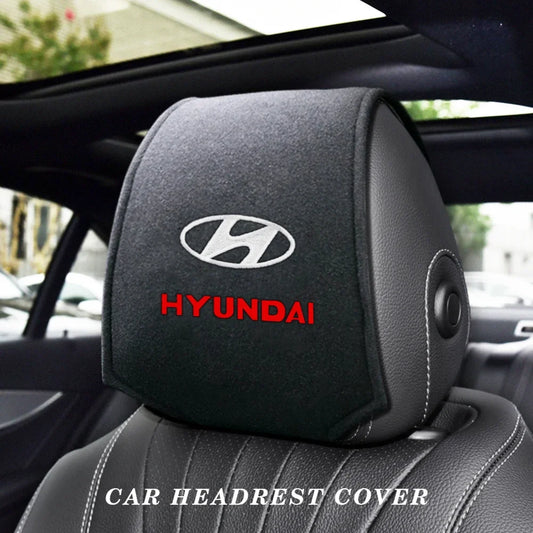 2pcs Auto Headrest Covers Fit Hyundai