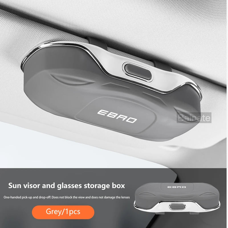 Shock-Proof Sun Visor Glasses Holder for EBRO S700/S800/S400 1Pcs Grey EBRO – Car Accessories | MotorWorld Marketplace